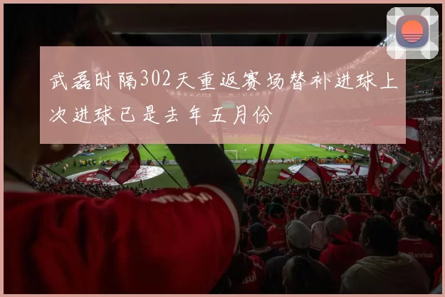 武磊时隔302天重返赛场替补进球上次进球已是去年五月份